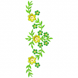 Flowers And Tree Embroidery Design 10 Flowers And Tree Embroidery Design 10